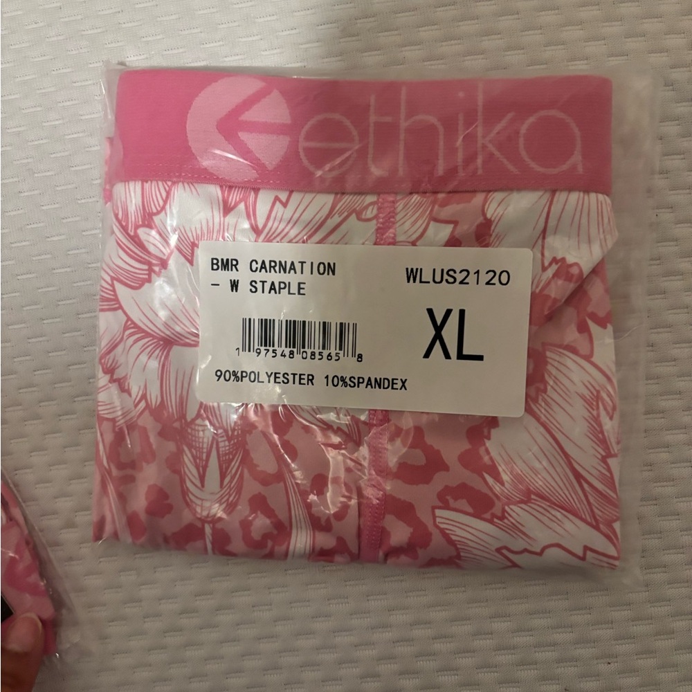 Ethika Pink and White Floral Women's Underwear